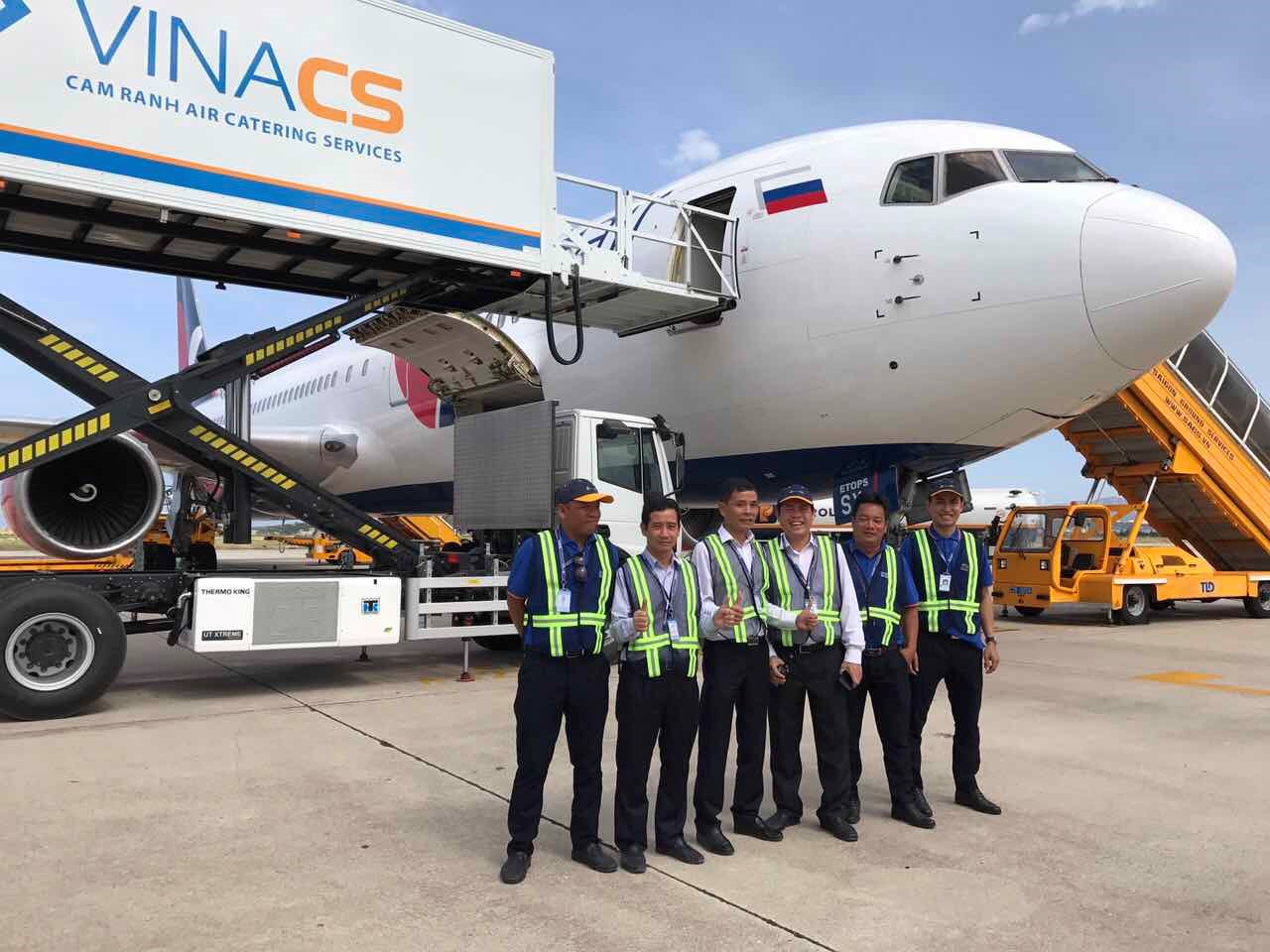 Supply for Azur Air's inaugural flight.