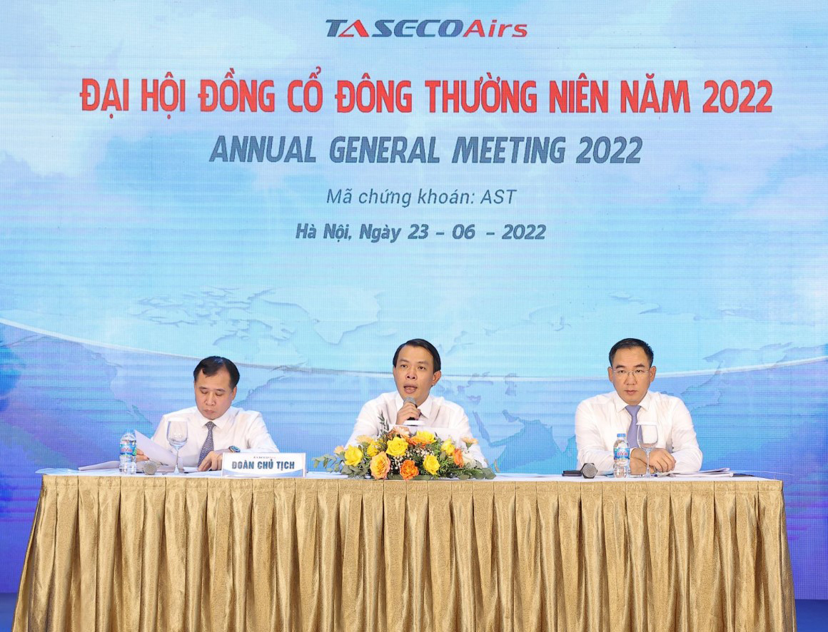 At the 2022 Annual General Meeting of Shareholders, Taseco Aviation Services Joint Stock Company set a target of total revenue of VND 632.7 billion and pre-tax profit of VND 23.5 billion.