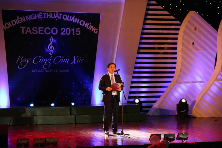 Mr. Le Anh Quoc - Deputy General Director, Head of the Organizing Committee read the opening speech
