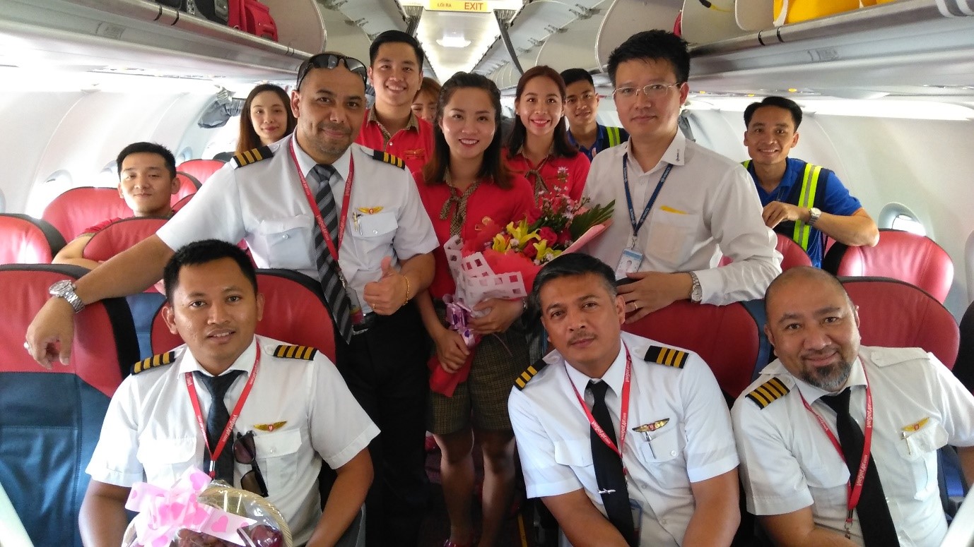 (VINACS officially provided to VIETJET at Phu Quoc International Airport on June 29, 2018)
