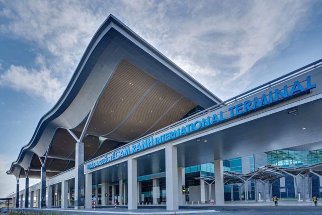 A corner of Cam Ranh International Airport terminal on the inauguration day. Photo: Dinh Dan