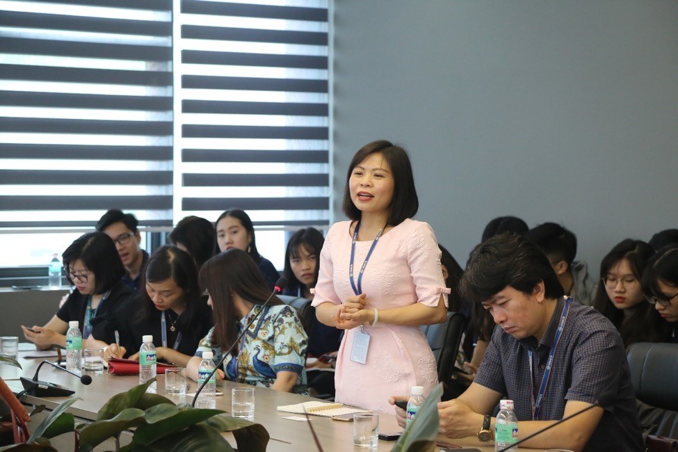 Assoc. Prof. Dr. Ngo Thi Thu Hong - Deputy Head of Accounting Faculty, Head of Financial Accounting Department spoke