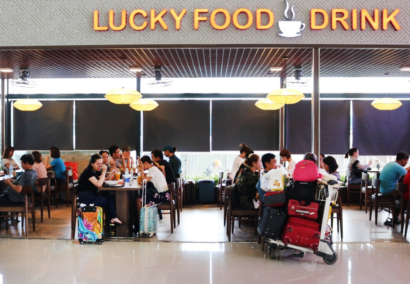 Customers trust and support Lucky Food counter