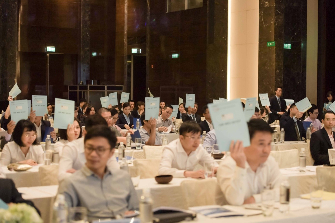 The General Meeting of Shareholders voted and unanimously approved the Program, Working Regulations and other contents.