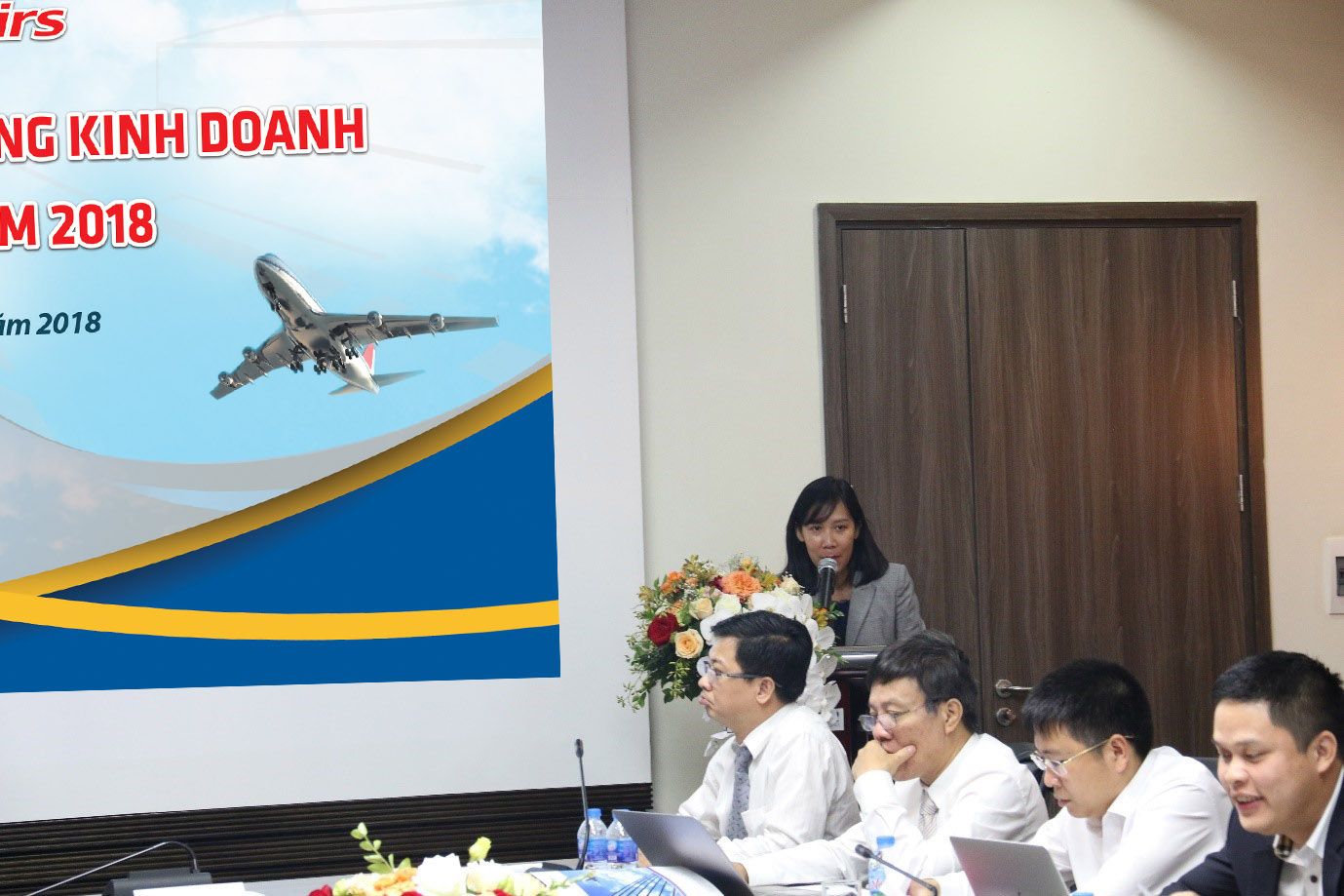 Ms. Le Thi Kim Anh - Representative of PENM Fund - speaking at the conference