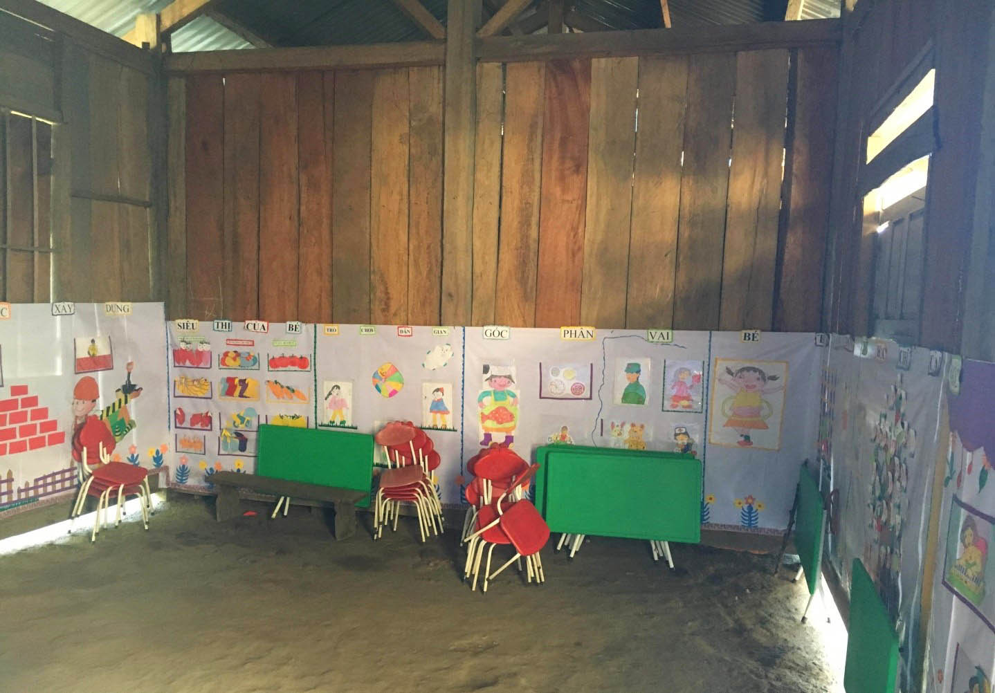 Study corner on the ground of old days