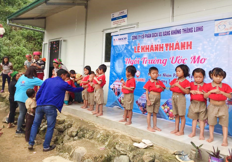 It's been a long time since the children received so many gifts like today.