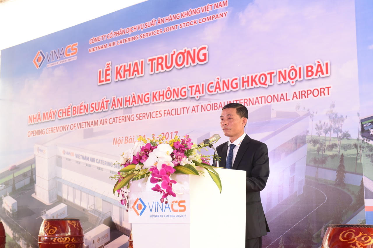 Mr. Duong Tien Nghia - General Director of VINACS spoke at the ceremony